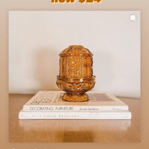 Fairy lamp + amber glasses